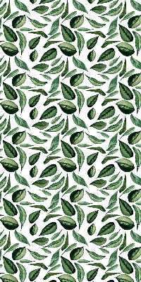 Fabric roller blind for window Leaves falling from trees