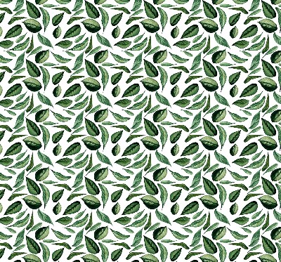 Fabric roller blind for window Leaves falling from trees