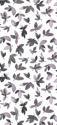 Blackout roller blind Dark pink leaves
