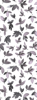Blackout roller blind Dark pink leaves