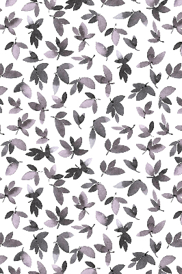 Blackout roller blind Dark pink leaves