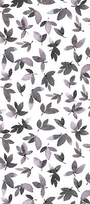 Blackout roller blind Dark pink leaves