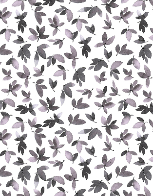 Blackout roller blind Dark pink leaves