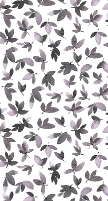 Blackout roller blind Dark pink leaves