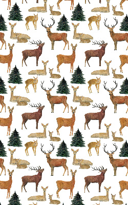 Blackout roller blind for window Deer and roe deer