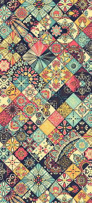 Blackout roller blind Colorful tiles