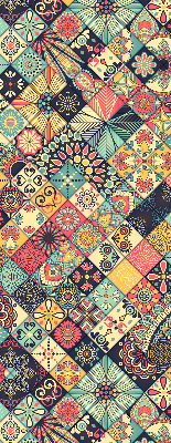 Blackout roller blind Colorful tiles