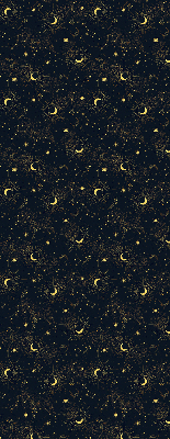 Blackout roller blind for window Moon and stars