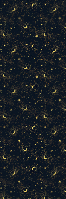 Blackout roller blind for window Moon and stars