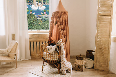 Fabric roller blind for window Garden