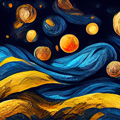 Fabric roller blind for window Planets