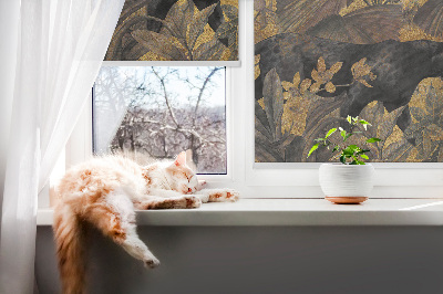 Fabric roller blind for window Puma