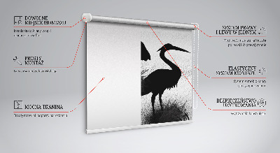 Blackout roller blind Herons