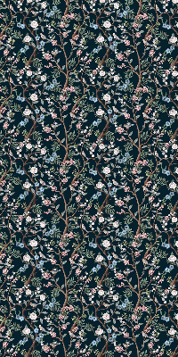 Blackout roller blind Flower vines