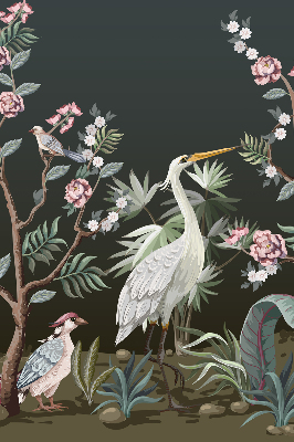 Blackout roller blind Birds by the tree