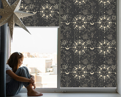 Fabric roller blind for window Cosmos