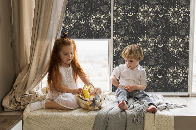 Fabric roller blind for window Cosmos