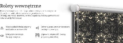 Fabric roller blind for window Cosmos