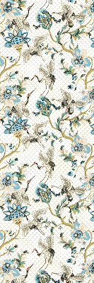 Blackout roller blind Flowers and birds