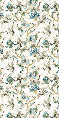 Blackout roller blind Flowers and birds