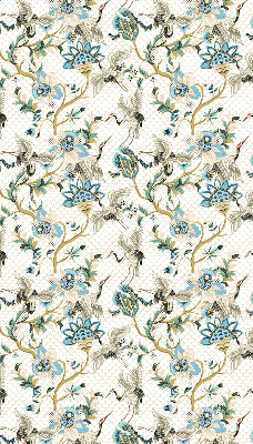 Blackout roller blind Flowers and birds
