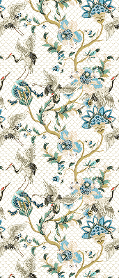 Blackout roller blind Flowers and birds