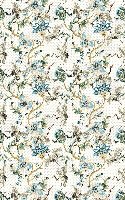 Blackout roller blind Flowers and birds