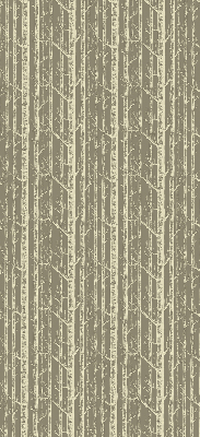 Fabric roller blind for window Tree trunks
