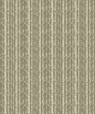 Fabric roller blind for window Tree trunks