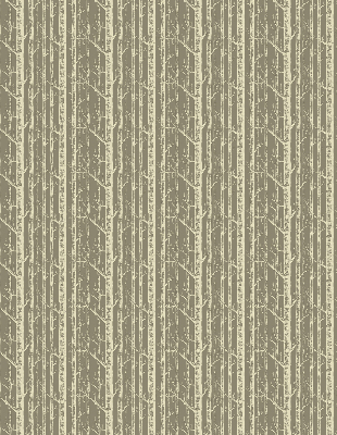 Fabric roller blind for window Tree trunks