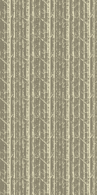 Fabric roller blind for window Tree trunks