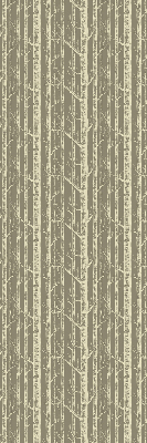 Fabric roller blind for window Tree trunks