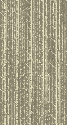 Fabric roller blind for window Tree trunks