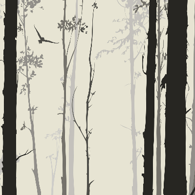 Blackout roller blind Trees