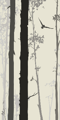 Blackout roller blind Trees