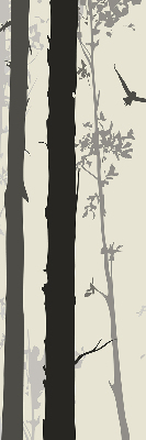 Blackout roller blind Trees