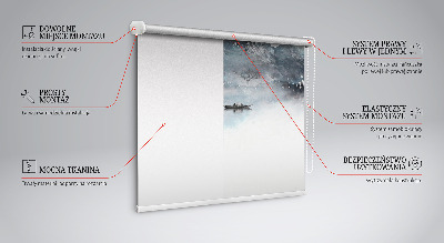 Blackout roller blind Painted Mountains