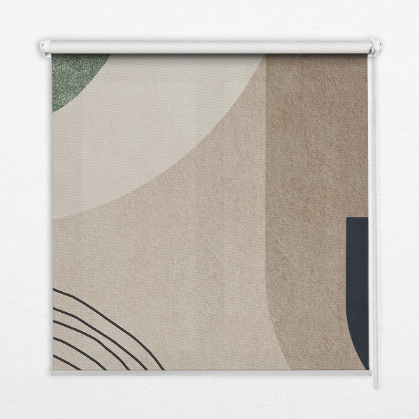 Blackout roller blind for window Abstraction