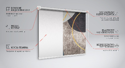 Blackout roller blind for window Abstraction