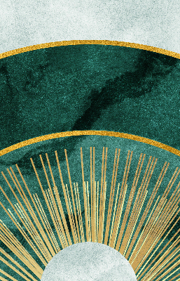 Blackout roller blind A semicircle within a semicircle