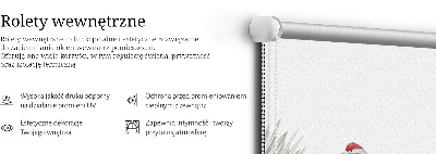 Blackout roller blind for window Cranes in the lilies
