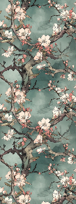 Blackout roller blind Flowers on the tree