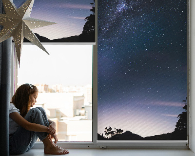 Blackout roller blind Starry sky