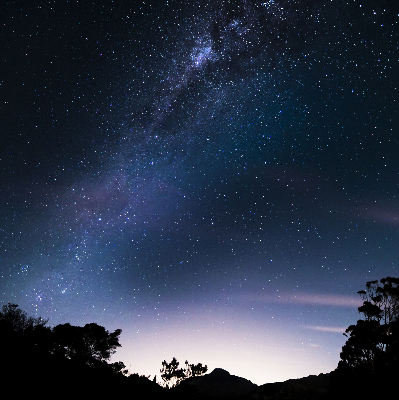 Blackout roller blind Starry sky