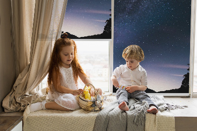 Blackout roller blind Starry sky