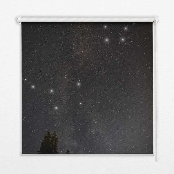 Blackout roller blind for window Stars in the sky