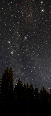 Blackout roller blind for window Stars in the sky