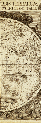 Blackout roller blind Old world map