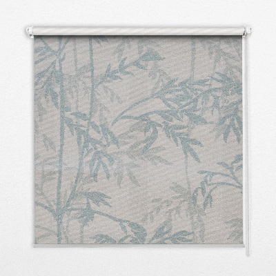 Blackout roller blind for window Leaves