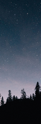 Fabric roller blind for window Starry sky